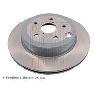 2x BLUE Print Rear Internally Vented Brake Discs For Subaru Impreza Wrx