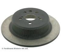 2x BLUE Print Rear Solid Brake Discs For Toyota Avensis Corona