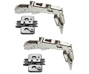 2X Blum Hinge Set Corner Stop 170° Hinge Cup Hinge 71T6650 With Spring