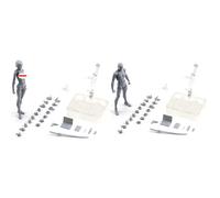 2X Body Action Figures Drawing Figures,Drawing Action Figure Model,Posable Anime Action Decor With Movable Joints,Action Figure Model Set,PVC Body & Body Set,Sketching Drawing Doll Set For Photography
