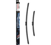 2x Bosch Aerotwin Flat Wiper Blade Set Fits: FORD RANGER Mk4 Front 22+
