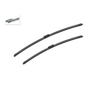 Bosch Front Car Windscreen Wiper Blade AEROTWIN 750mm+650mm A120S