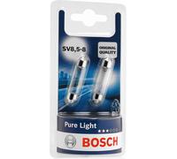 2x Bosch C10W SV8,5-8 Halogen Festoon 41mm License Plate Bulb for BMW