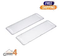 2x Bosch For DHL555KGB & DHU620BGB Cooker Hood Lamp Bulb Plastic Cover Covers