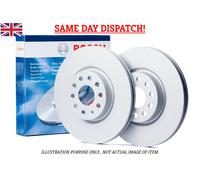 2x Brake Discs Pair Solid fits MERCEDES E300 S124, W210 Rear 3.0 3.0D 93 to 97