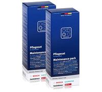 2x Bosch / Siemens Maintenance Kit for ceramic hobs, cleaner 250ml, cloth and metal scrapers