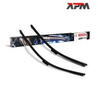 2X BOSCH Windshield Wipers Front For Mercedes-Benz C-Class W203 Audi A4 A6 Avant