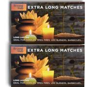 2x Boxes of Bryant & May Extra Long Matches - Bundled by GetInStyle Shop