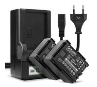 2x BP-807,BP-809,BP-819,BP-827 Battery + Charger Set for Canon LEGRIA FS46