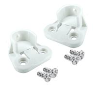 2x Brackets Reinforced Clothes Rail for Ikea Pax Complement Rail Replacement Part, Wardrobe, White