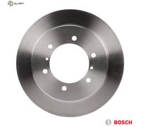 Bosch BD627 Brake Disc - 315 mm Solid Discs - Rear Axle - ECE-R90 Certified - Reliable Braking, Stable Performance, Corrosion Protection - 1 Single Disc
