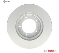 2x Brake Disc Front 70mm Height Vented Fits Land Rover BOSCH 0 986 478 824