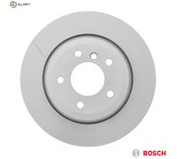 Bosch BD995 Brake Disc Set - 320 mm Vented High-Carbon Disc - Rear Axle - ECE-R90 Certified - Great Cooling and Noise Suppression, Advanced Corrosion protected - 1 Set of 2 Discs