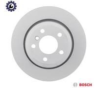 2x Brake Discs Pair Vented fits BMW X3 E83 2.0D Rear 04 to 10 320mm Set Bosch