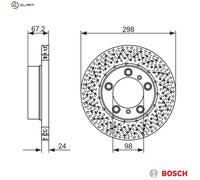 BOSCH 0 986 479 674 Brake disc