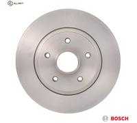 Bosch 0986479695 Brake Disc Rear Braking System Replacement Fits Renault