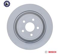 2x Brake Discs Pair Solid fits FORD S-MAX 1.5 Rear 2015 on 316mm Set Bosch New