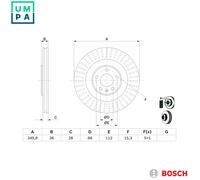 BOSCH 0 986 479 E41 Brake disc