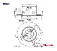 2x BRAKE DISC 08.7211.76 FOR MERCEDES-BENZ C-CLASS/T-Model/Sportscoupe CLK 1.8L