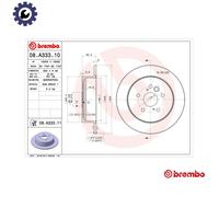 BREMBO 08.A333.11 Brake disc