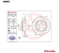 BREMBO 14.3205.10 Brake drum