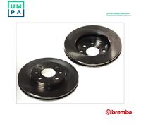 08.A730.20 Rear Brake Discs 2 Pieces Pair 280mm Diameter Solid Braking By Brembo