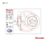 Brake Disc HYUNDAI SANTA FÉ II 2.0 CRDi 08.B605.11