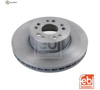 febi bilstein 08128 Brake Disc (1 Brake Disc) Front, Internally Ventilated, No. of Holes 5