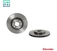 2x BRAKE DISC 09.4939.77 FOR FIAT GRANDE/PUNTO VAUXHALL CORSA/VAN/Mk/III/IV 1.2L