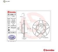 BREMBO 09.5390.77 Brake disc