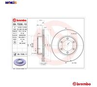 Brembo Brake Discs 10482080A