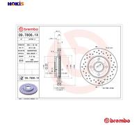 2x BRAKE DISC 09.7806.1X FOR FORD AUSTRALIA MAZDA EYDE 1.8L EDDBN4JB 2.0L 4cyl