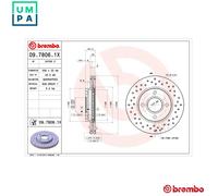 2x BRAKE DISC 09.7806.1X FOR FORD AUSTRALIA MAZDA EYDE 1.8L EDDBN4JB 2.0L 4cyl