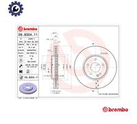 BREMBO 09.8304.11 Brake disc