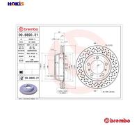 Brembo 09.8890.21 Prime Brake Disc