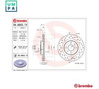BREMBO 09.8903.1X Brake disc