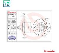 Brembo 09.9145.1X Xtra Brake Disc