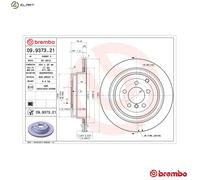 2x BRAKE DISC 09.9373.21 FOR LAND ROVER RANGE/III/SUV/Mk 428PS 4.2L448PN 4.4L