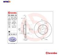 2x BRAKE DISC 09.9464.21 FOR MAZDA ZJ32/ZJ30/ZJ07 1.3L L850/L823 1.8LY406 1.6L 3