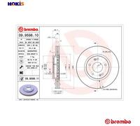 BREMBO 09.9598.11 Brake disc
