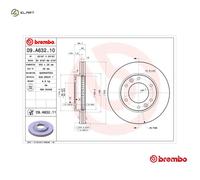 BREMBO 09.A632.11 Brake disc