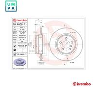 Brembo 09.A800.11 Prime Brake Disc