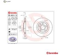 BREMBO 09.A814.11 Brake disc