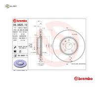 Brembo Brake Disc Single - 09.A820.11