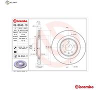 Brembo 09.B040.11 Prime Brake Disc