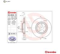 BREMBO UV Coated Brake Disc 09.B046.11
