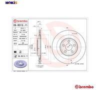 Brembo 09.B312.11 Prime Brake Disc
