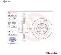 Brembo 09.B312.11 Prime Brake Disc