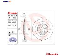 Brembo 09.B312.11 Prime Brake Disc