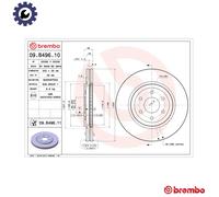 BREMBO UV Coated Brake Disc 09.B496.11